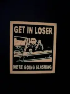 Michael Myers "Get In Loser" Fridge Magnet Decor
