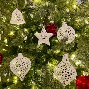 Voronoi Christmas Tree Ornament Collection - 5 Models