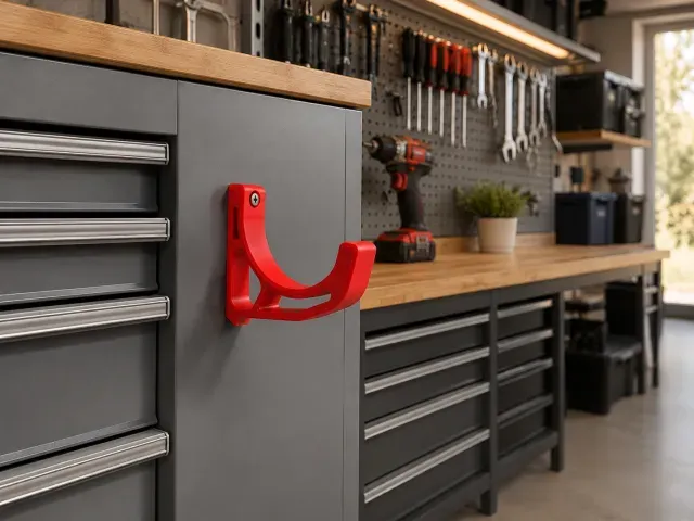 Garage Wall Hook (V3) for Cables, Hoses & Extension Cords — Image 6 of 9