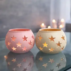 Star Pattern Candle Holder | Shadow Light Lantern