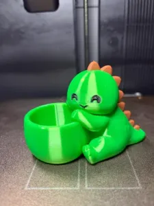Cute Dinosaur Hugging Planter – Adorable Plant Pot