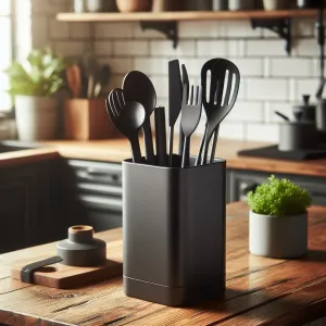 Kitchen Utensil Holder "Square Pot" – Simple, and Pracitcal