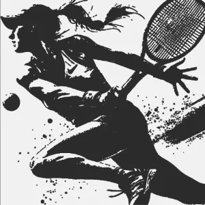 Tennis Sport Lamp/Deco With Easy Solution To Change Front !