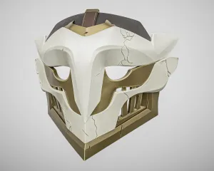 Ekko's Firelight Mask - 3D Printable STL Model