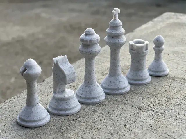 Monarch Chess Set | 6-Piece 3D-Printed Staunton Pieces — Фото 6 из 9