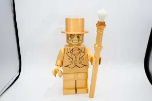 Mr. Gold – Giant Modular Minifigure (16") ✨