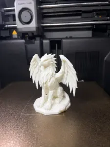 Majestic Low Poly Griffin – The Legendary Guardian