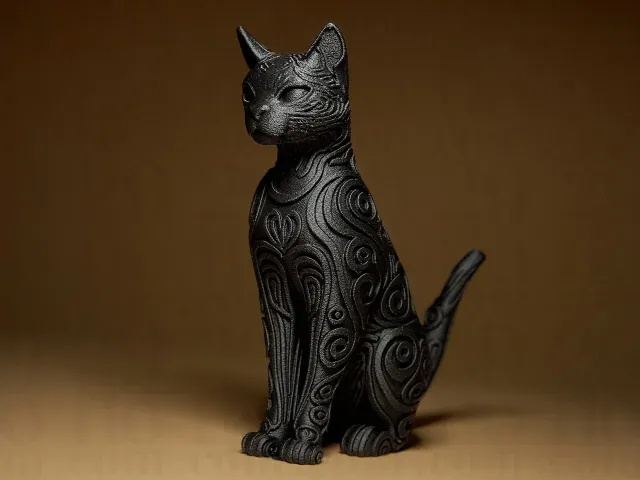 Designer CAT Sculpture — Image 2 of 9