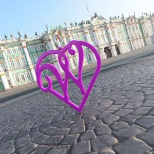 Heart W Charm