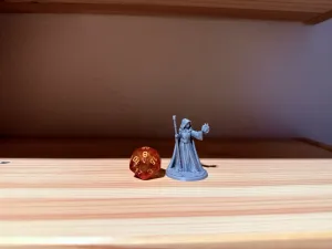 Human Female Wizard - DND miniature