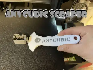 Anycubic ergonomic bed scraper