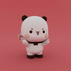 Kawaii Panda ( flip flop )