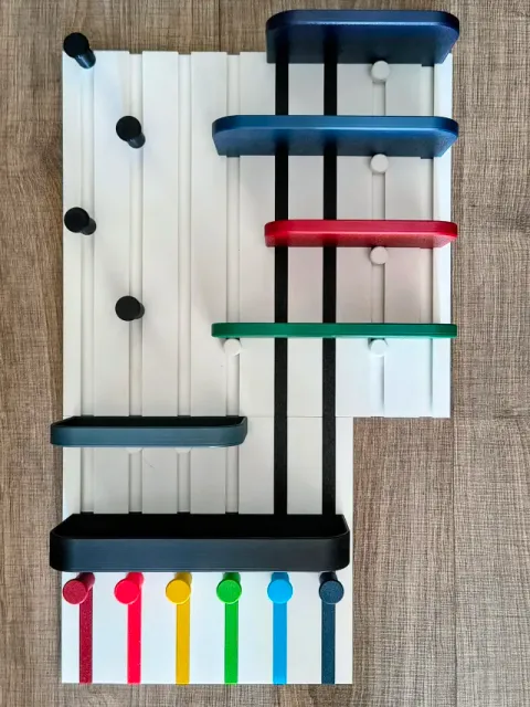 Modular Key and Accessories Wall Holder — Image 4 of 9