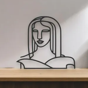 Mona Lisa Line Art