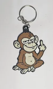 🐒 Llavero Chimpancé Rebelde / Bad Boy Monkey Keyring