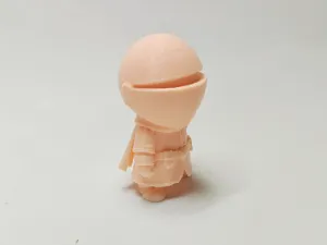Painted Version of the Helmeted Soldier Raw Model