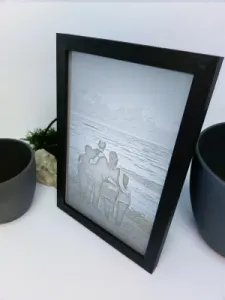 Memory Glow Lithophane Frame 15x22.5 cm