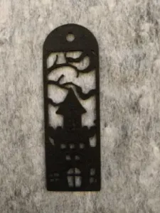 Gothic Anime Spooky Castle Bag Strap & Itabag Keychain