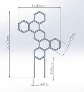 Hexagonal Plant Support