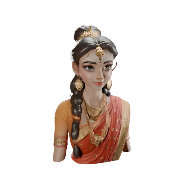 Elegant Indian Women Statues — Фото 2 из 9