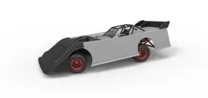 Super Dirt Late model while turning Version 2 Scale 1:25