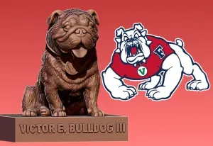 NCAA - Fresno State Bulldogs MASCOT STATUE - 3D PRINT
