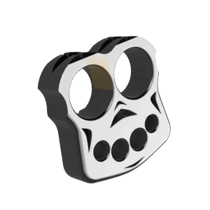 2 Finger Knuckle Duster Brass Knuckles with belt attachment