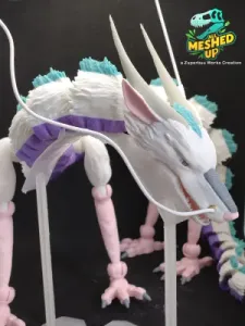 Articulated Kohaku River Spirit Dragon Toy v2