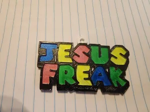Jesus Freak keychain