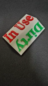 Dishwasher Use Sign