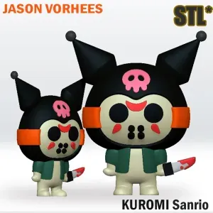 kuromi Jason Vorhees STL 3D Model Character Fanart