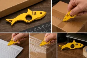 Shark Ring Box Cutter | EDC Utility Knife | 3D Printable