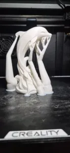 Modern Elegant Dolphin Sculpture