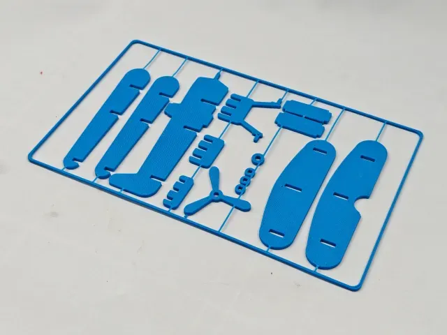Assembly Toy Airplane Card