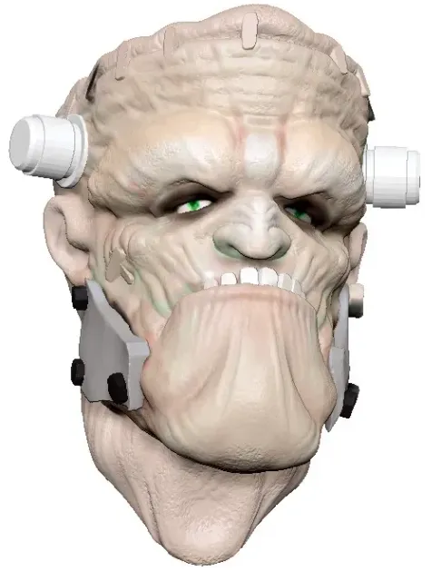 Frankenstein Head Fridge Magnet — Image 6 of 9