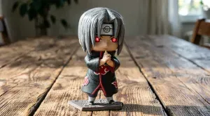 Chibi Itachi Uchiha Action Figure - Cute Akatsuki Anime Figure
