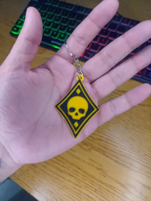 DIAMONDS - POKER CARDS KEYCHAIN