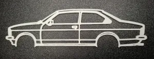 Opel Kadett C 1978 Limousine Silhouette 2D