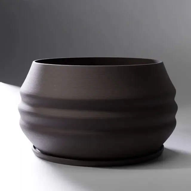 Organic Planter Pot – 3D Printable Decorative Plant Pot — Фото 4 из 7