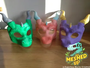 Western Dragon Masquerade Mask
