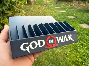 God of War game stand for PlayStation 2–5 (PS2–PS5)