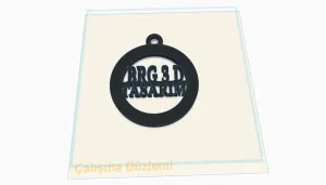2d keychain