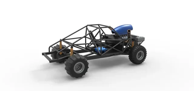 Uphill Sand Racing Dragster Base Version 4 Scale 1:25 — Фото 8 из 9