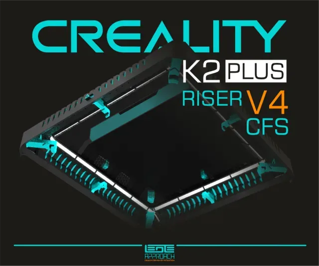 CREALITY K2 PLUS - LID RISER V4 CFS VERSION — Image 3 of 9