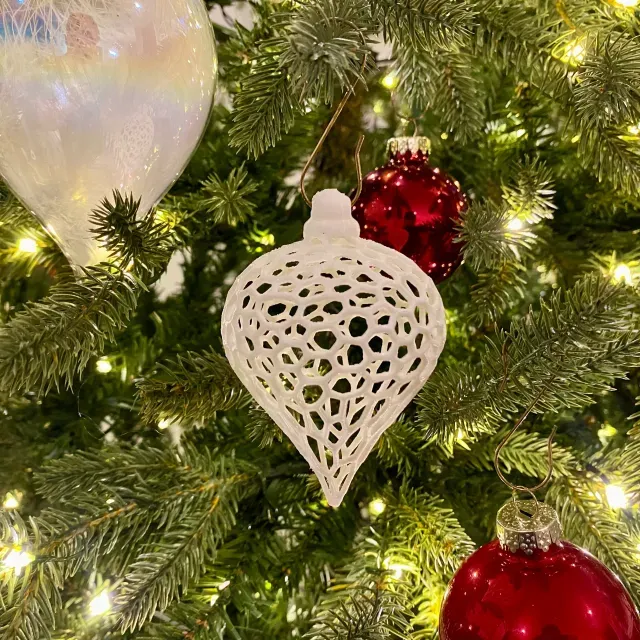 Voronoi Christmas Tree Ornament Collection - 5 Models — Фото 5 из 9
