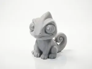 Chameleon Figurine Animal Sculpture 3D Printable
