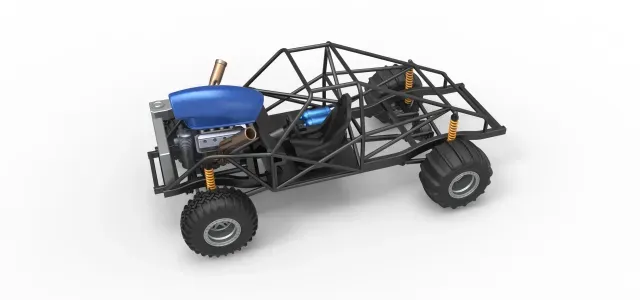 Uphill Sand Racing Dragster Base Version 4 Scale 1:25 — Фото 2 из 9