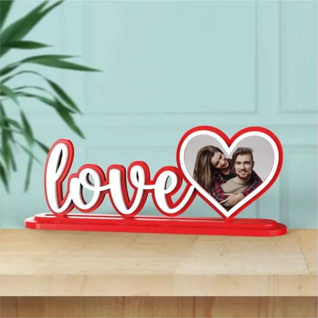 Love Photo Frame, Valentine’s Day Gifts, Heart-Shaped Photo — Image 4 of 9