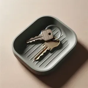 Modern Ribbed Key Tray - quick & easy print