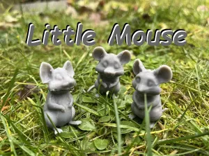 Cute domestic mouse